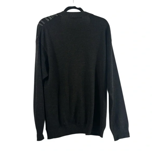 Vintage cardigan 3D knit sweater made in Italy sz Lg